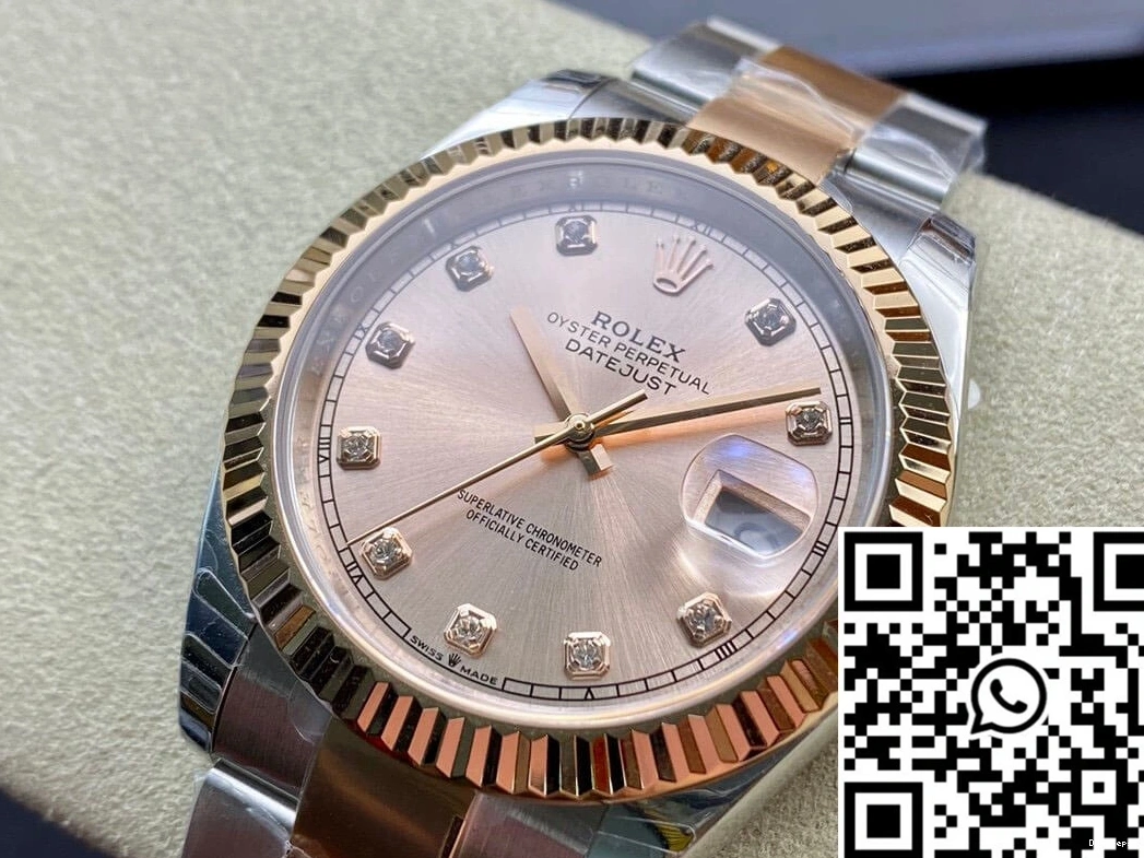 Gold 41MM Datejust Rolex EW V3 M126331-0007 Rose Factory 0202